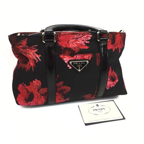 PRADA Totes Floral Bags & Handbags for Women